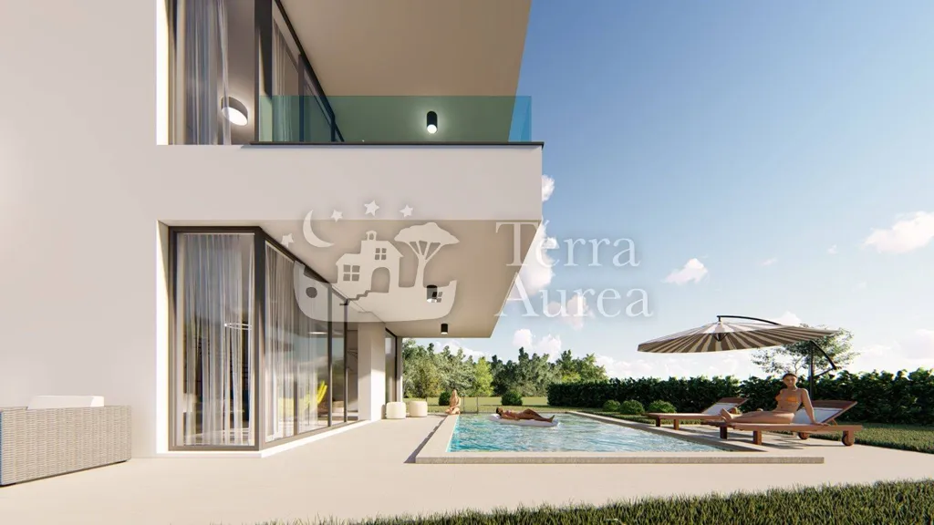 Pool - Modern Villa with Sea View in Omišalj