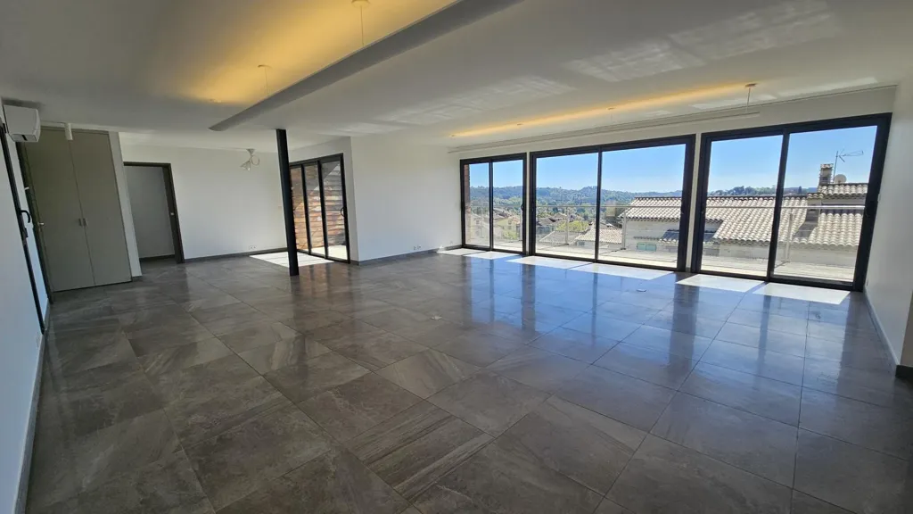 Living Room - Contemporary House with Hill Views in La Colle-sur-Loup