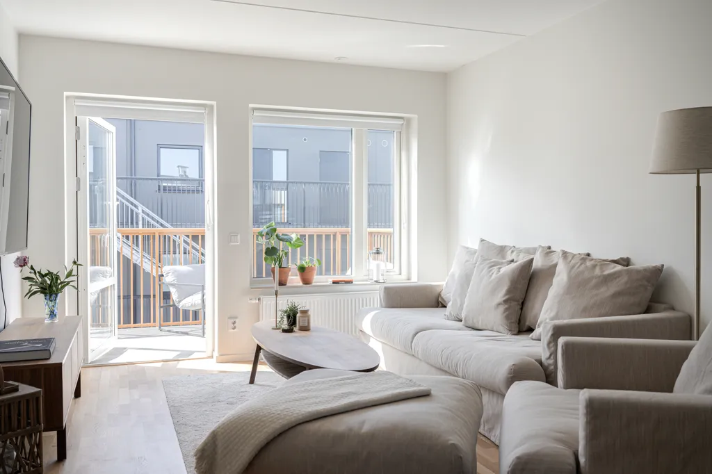 Séjour - Apartment with South-Facing Balcony in Skåne