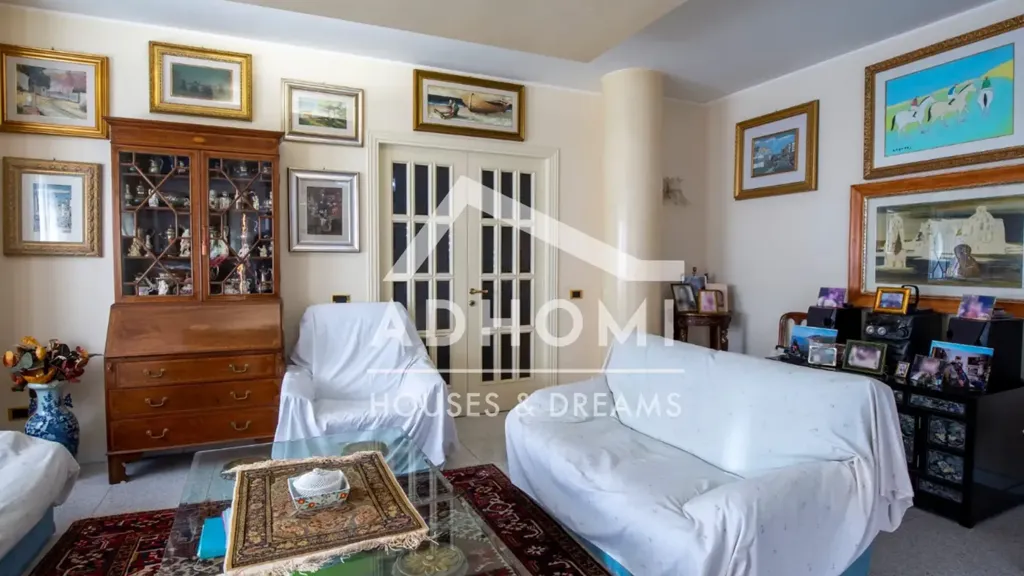 Séjour - Penthouse with Sea View in Cagliari