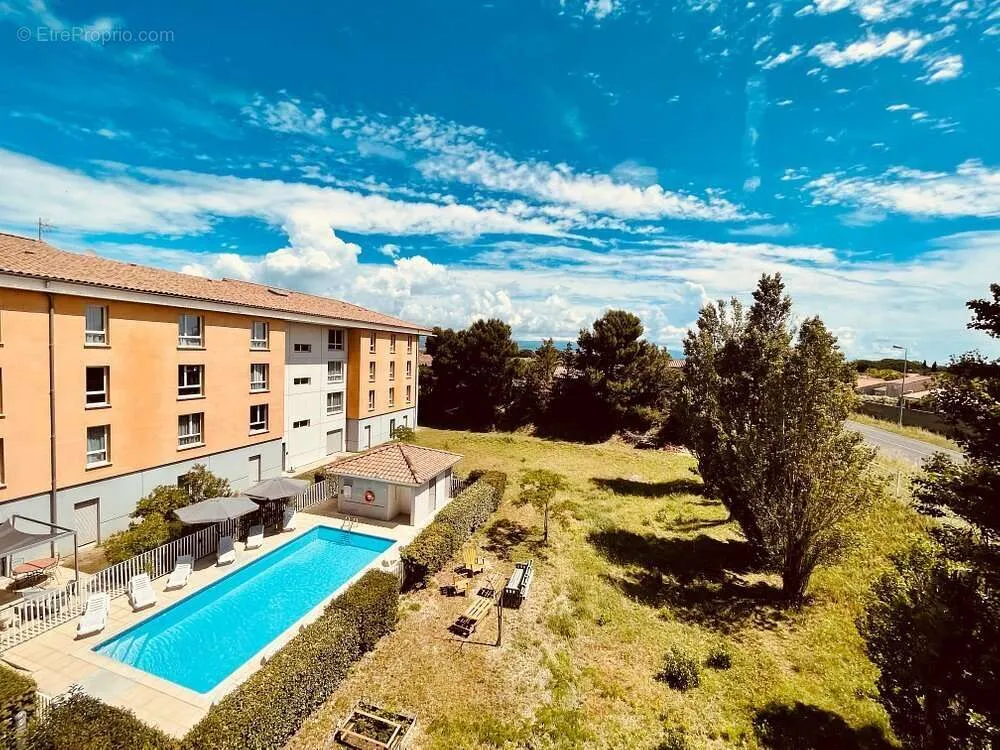 Vista aerea - T3 Apartment with Pool in Carcassonne