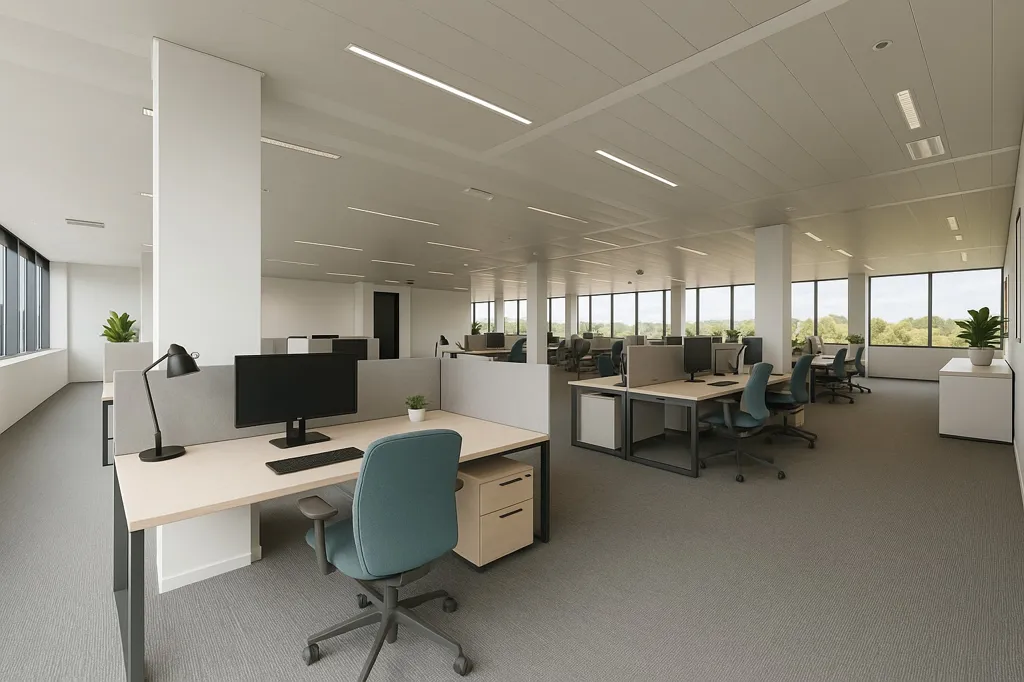 Bureau - Espace de Bureau avec Vue sur l'Autoroute à Erembodegem