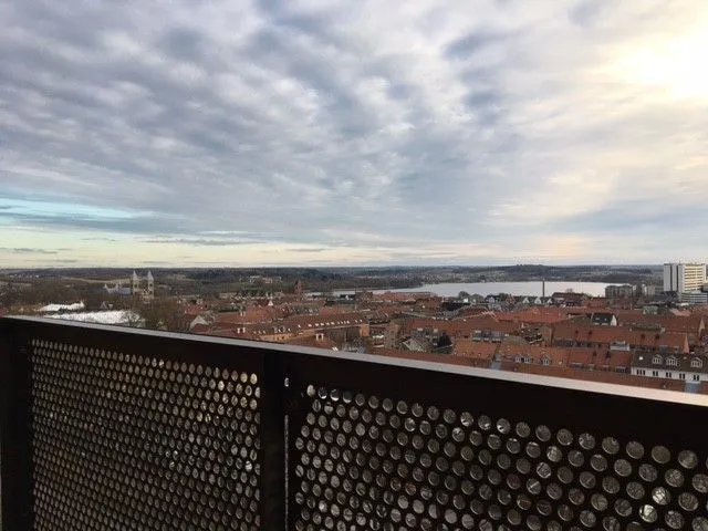 Balcon - Luxury Penthouse with Balcony in Viborg