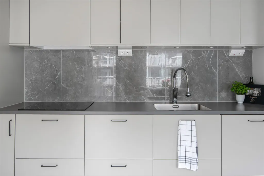 Küche - Newly Built Apartment with Balcony in Vegastaden