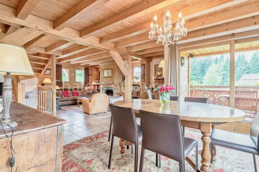 Söögituba - Luxury Chalet with Panoramic Views in Combloux