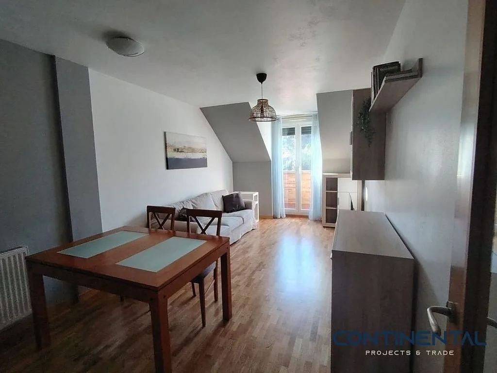 Söögituba - Modern Penthouse with Balcony in Sama de Langreo
