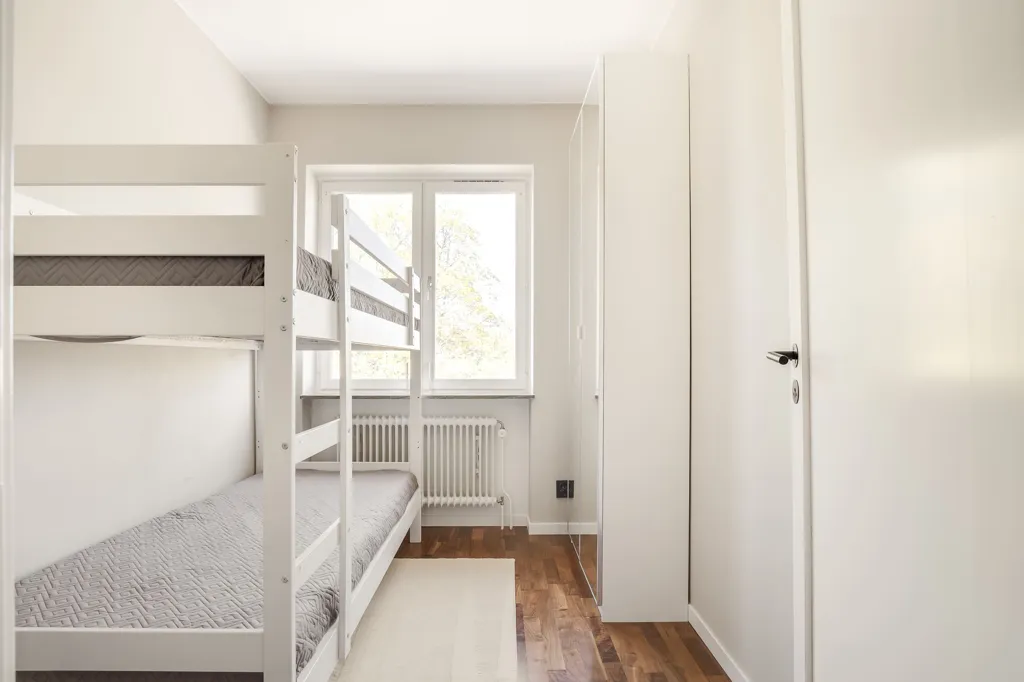 Bedrooms - Corner Apartment with Park View in Norrköping