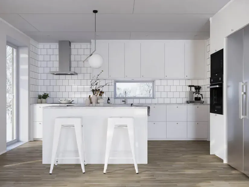 Köök - Villa Plots with Nature View in Hindås