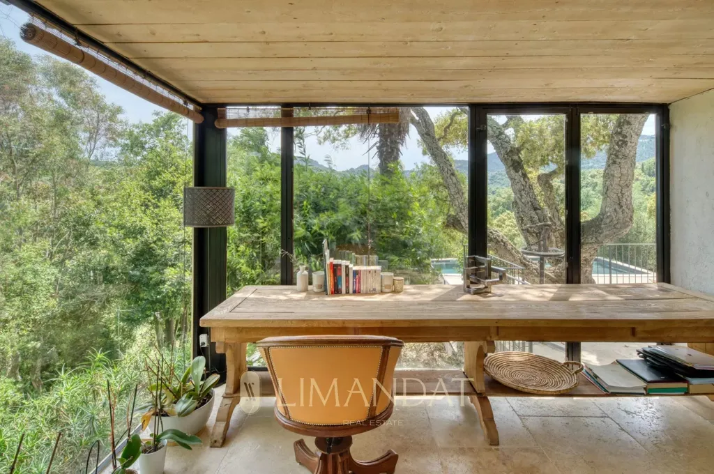 Terrace - Maison with Sea View in Les Adrets-De-L'Esterel