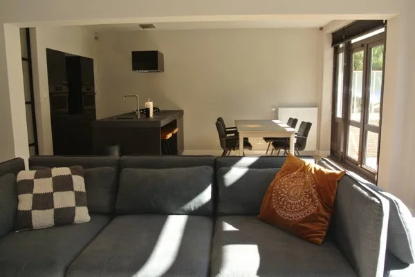 Living Room - 2-Bedroom Apartment with Park View in Den Haag
