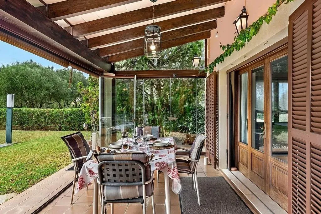 Terraza - Casa independiente con piscina en Puntiró, Palma