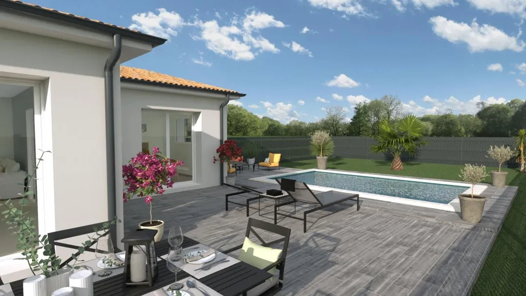 New House with Garden in Mérignac