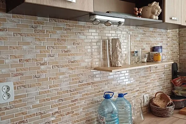 Kitchen - Apartment with Sea View in Kohtla-Järve Centre