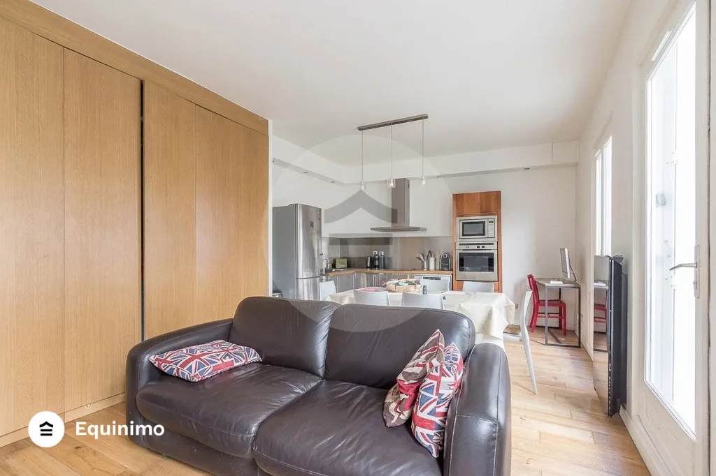 Wohnzimmer - Apartment with Terrace in Paris