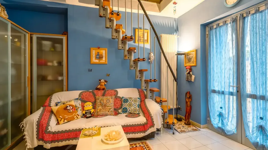 Séjour - Semi-detached House with Workshop in San Maurizio d'Opaglio