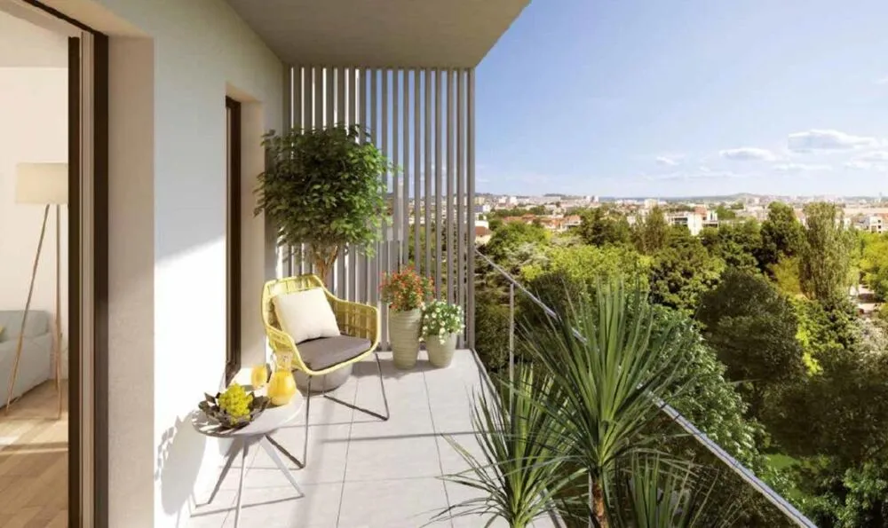 Balcony - Studio with Balcony near Lac d'Aureilhan