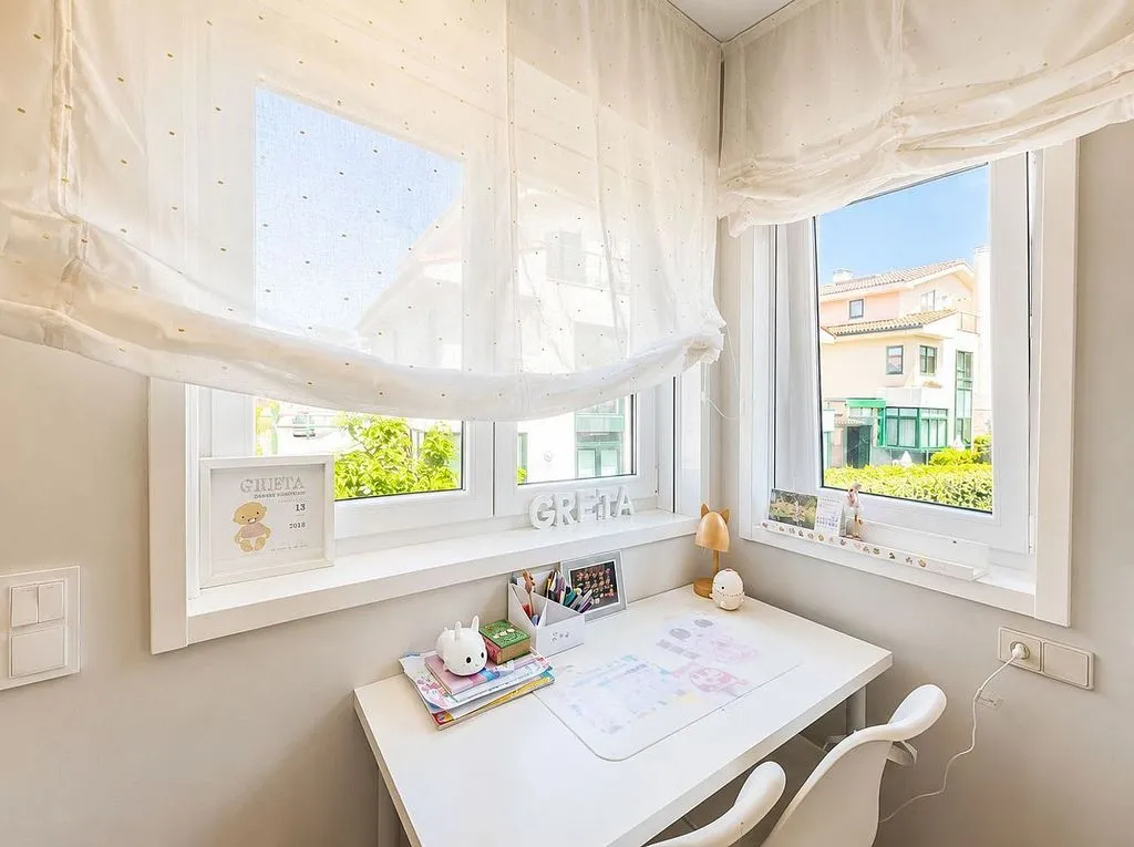 Office - Chalet with Terrace in Oleiros