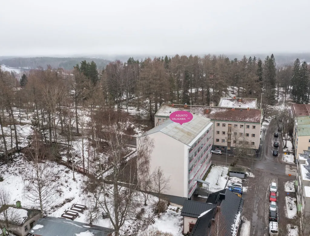 Õhuvaade - Modern Studio Flat with Balcony in Heinola Centre