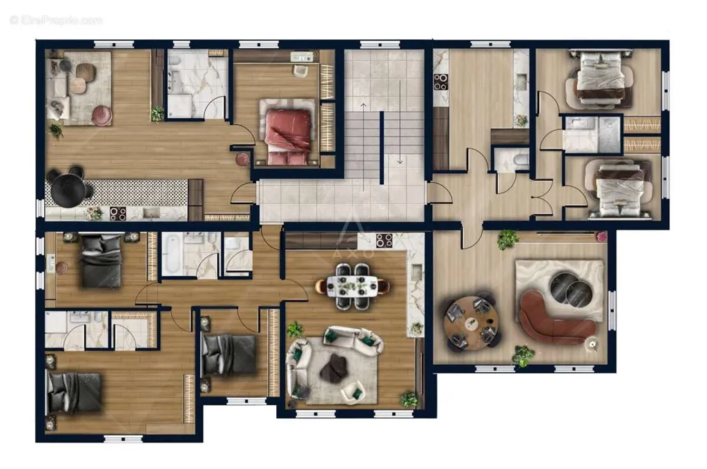 Planimetria - Luxury Apartment with Private Garden in Clisson