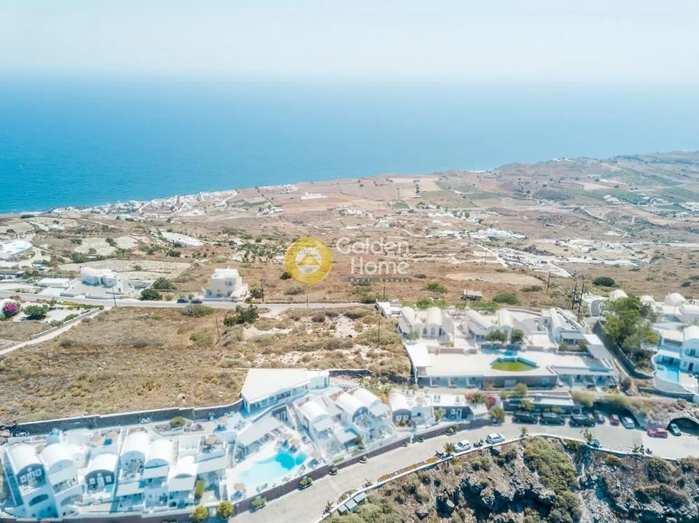 Vue aérienne - Underground Apartment with Large Garden in Santorini