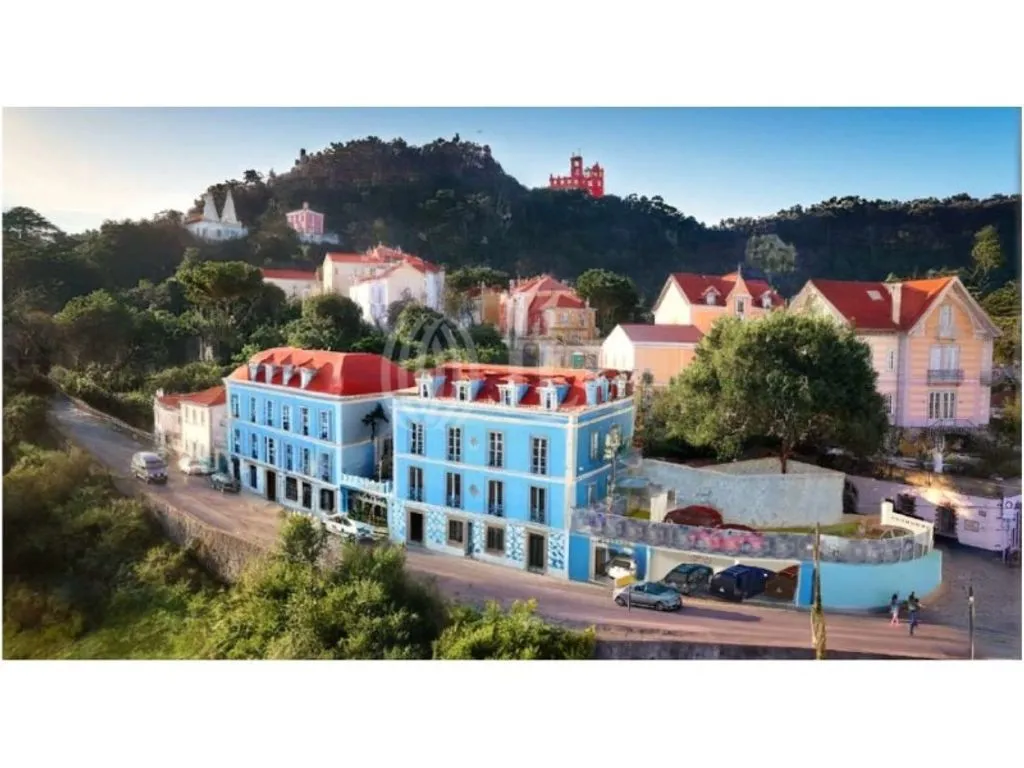 Vue aérienne - Hotel Project with Garden in Sintra Historic Centre