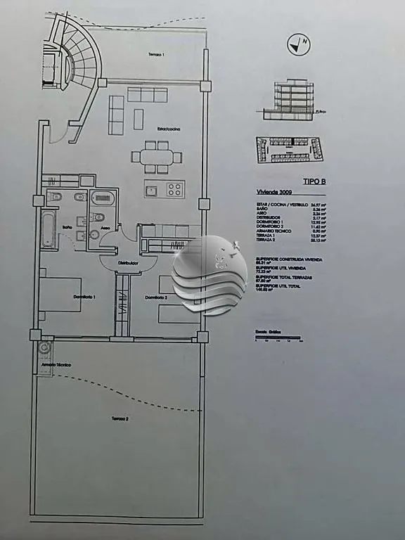Plan - Luxury Apartment with Pool in Palm-Mar, Arona