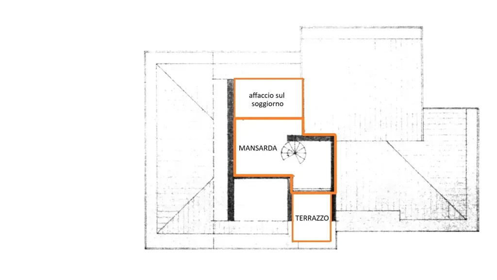 Plan - 7-Room Apartment with Balconies in Certaldo