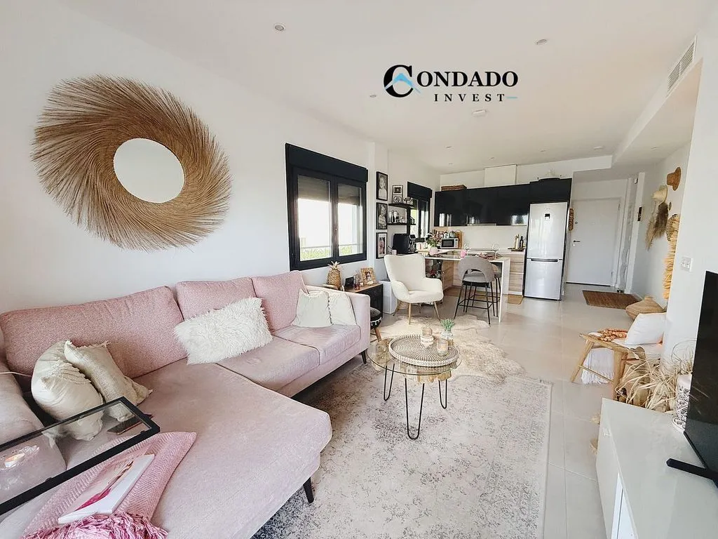Séjour - Apartment with Pool in Alhama de Murcia