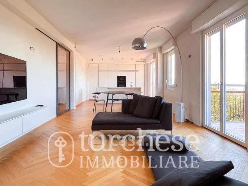 Séjour - Rustic Trilocale with Balcony in Sorisole
