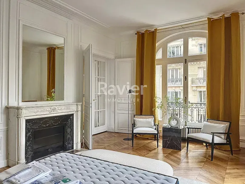 Séjour - Appartement Meublé avec Vue Tour Eiffel à Paris 7ème