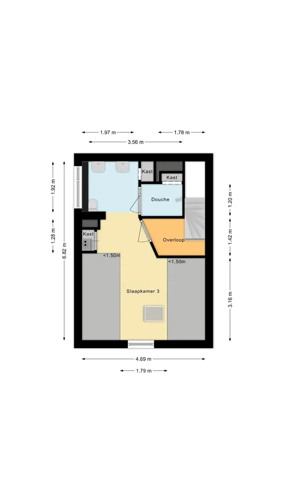 Plan - Maisonnette with Church View in Heiloo