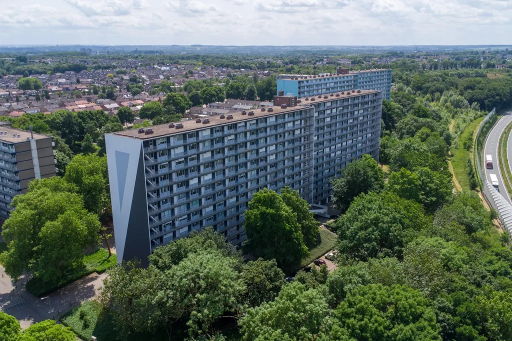 Vue aérienne - Galerij Flat with Balcony in Brunssum