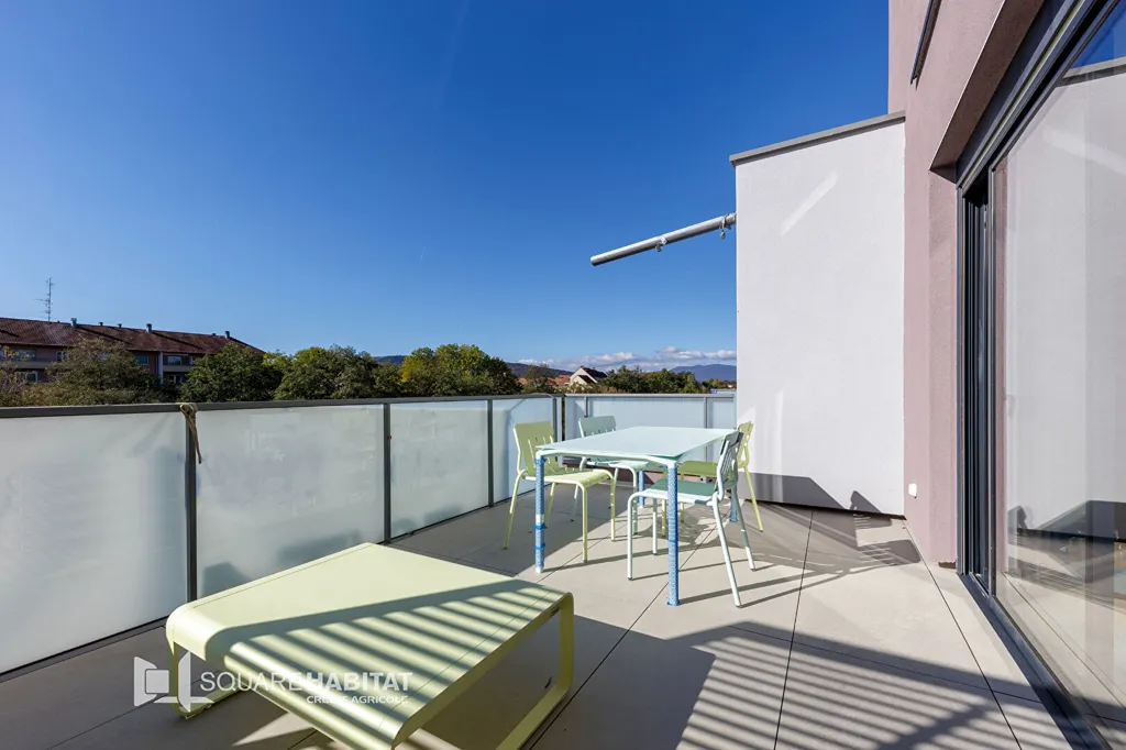 Balcon - Appartement 4 Pièces avec Terrasse à Belfort