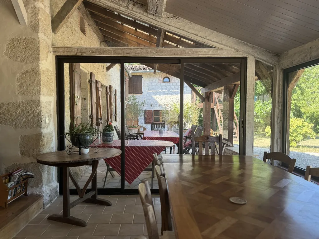 Terrass - Country House with Pool in Gers Countryside