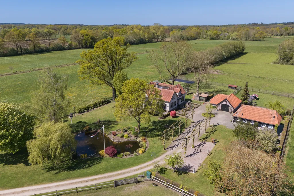 Vue aérienne - Classical Villa with Private Garden in Schalkhaar