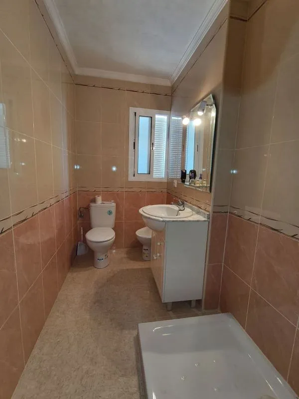 Salles de bain - Bright Apartment with Sierra View in Montilla