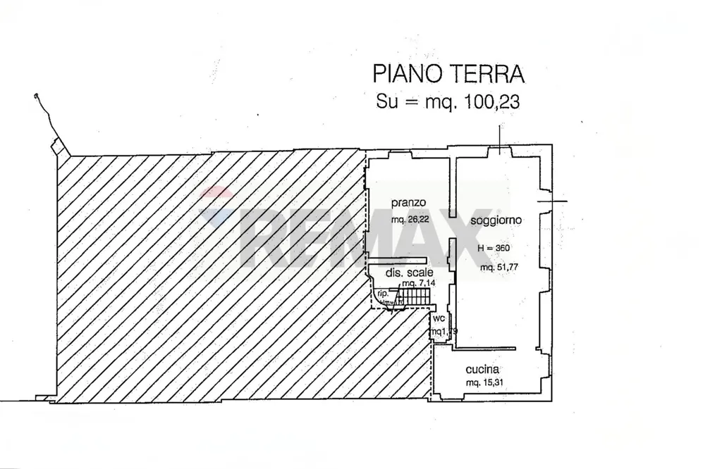 Plan - Historic Villa with Panoramic Terrace in Lastra a Signa