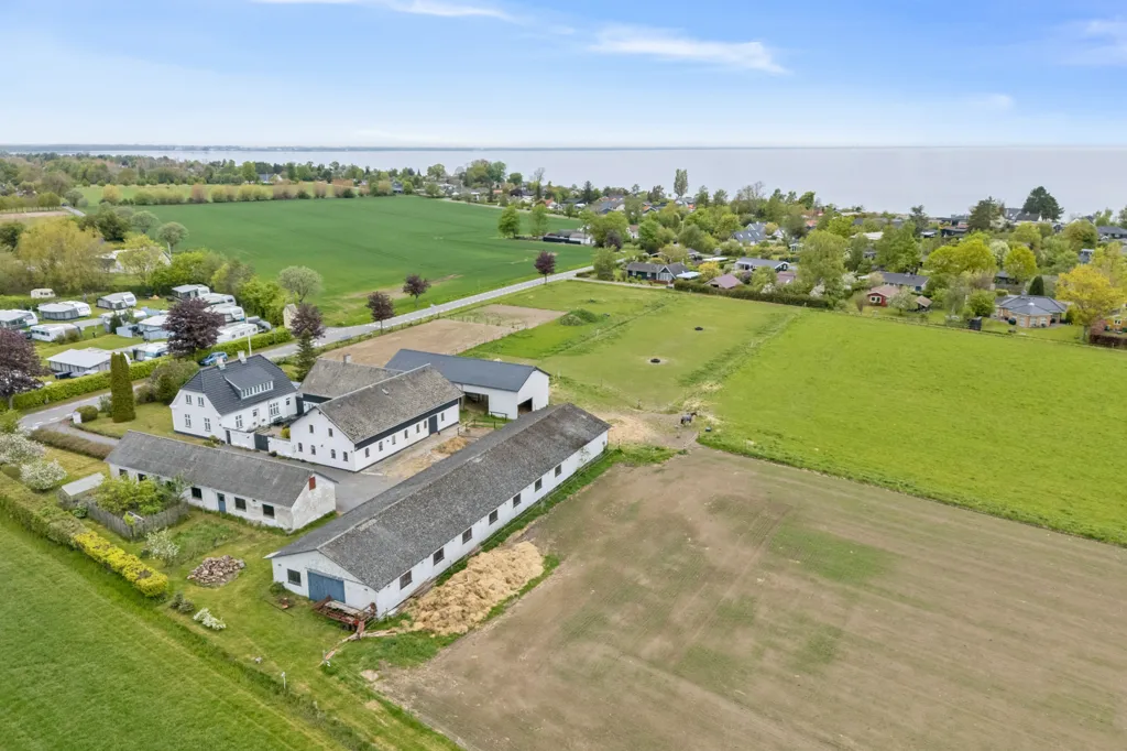 Vue aérienne - Patrician Villa with Equestrian Facilities in Strøby