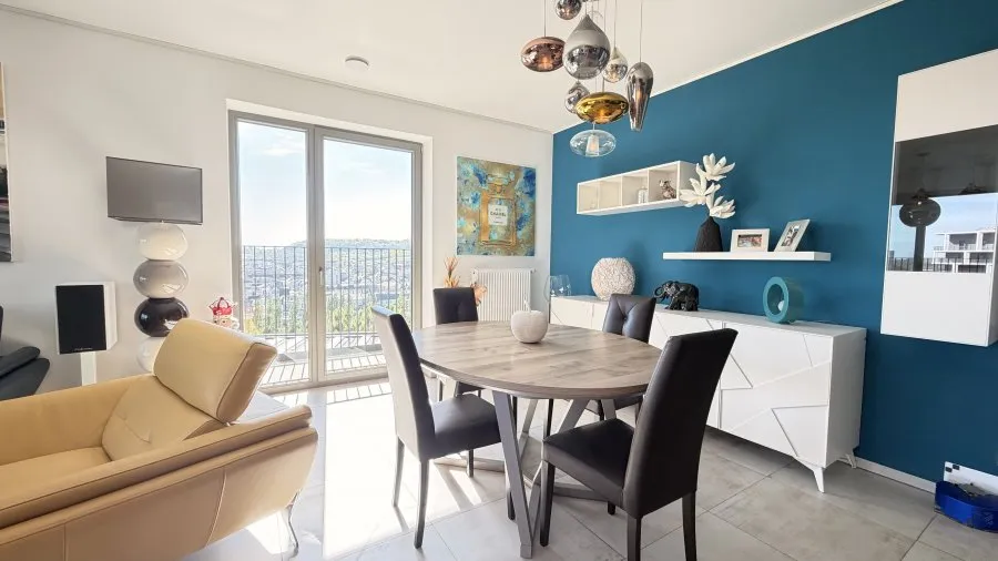 Salle à manger - Appartement Haut de Gamme avec Terrasse à Differdange