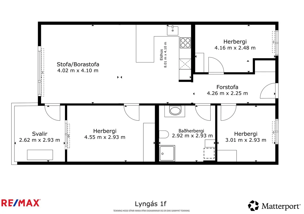 Plan - Apartment with Lift in Garðabær