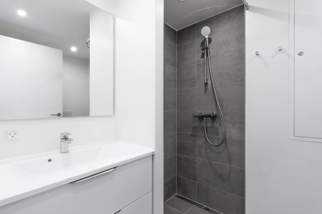 Bathrooms - Eco-Friendly Apartments with Balcony in Kolding