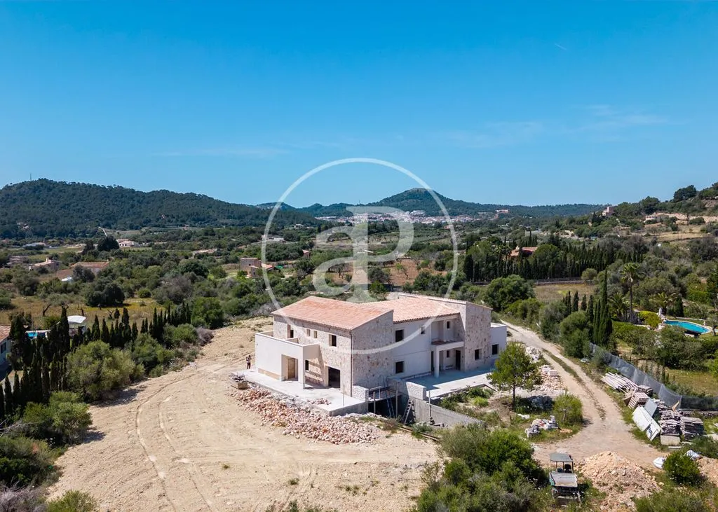 Vue aérienne - Luxury Villa with Pool near Son Servera