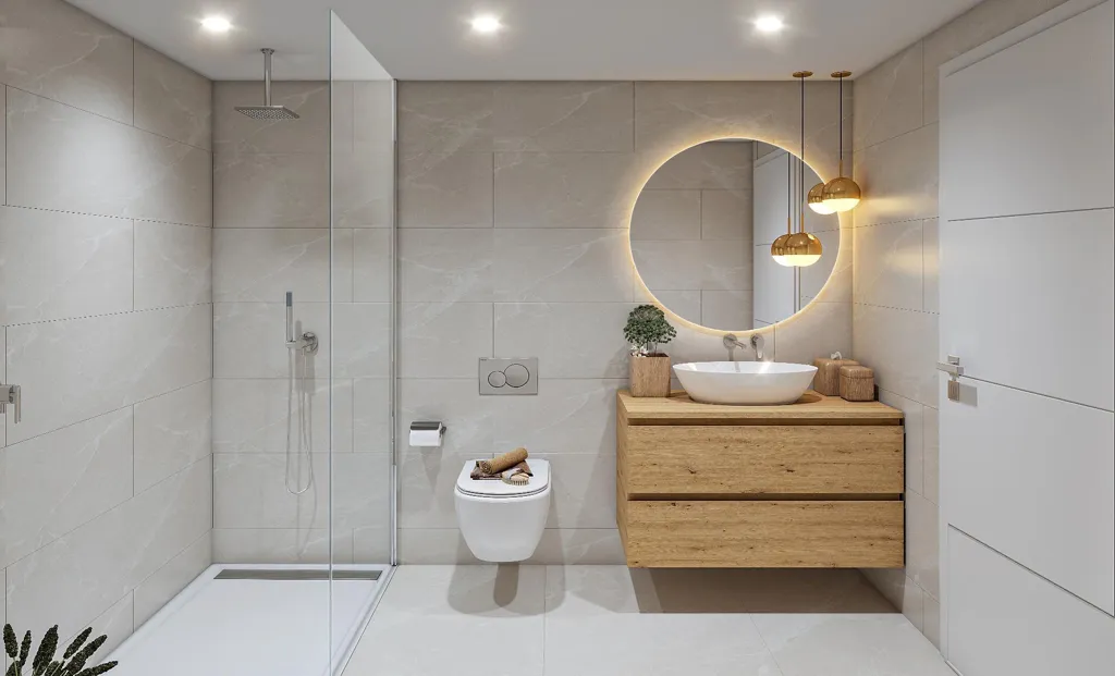 Bathrooms - Luxury Apartment with Sea View in Capdepera