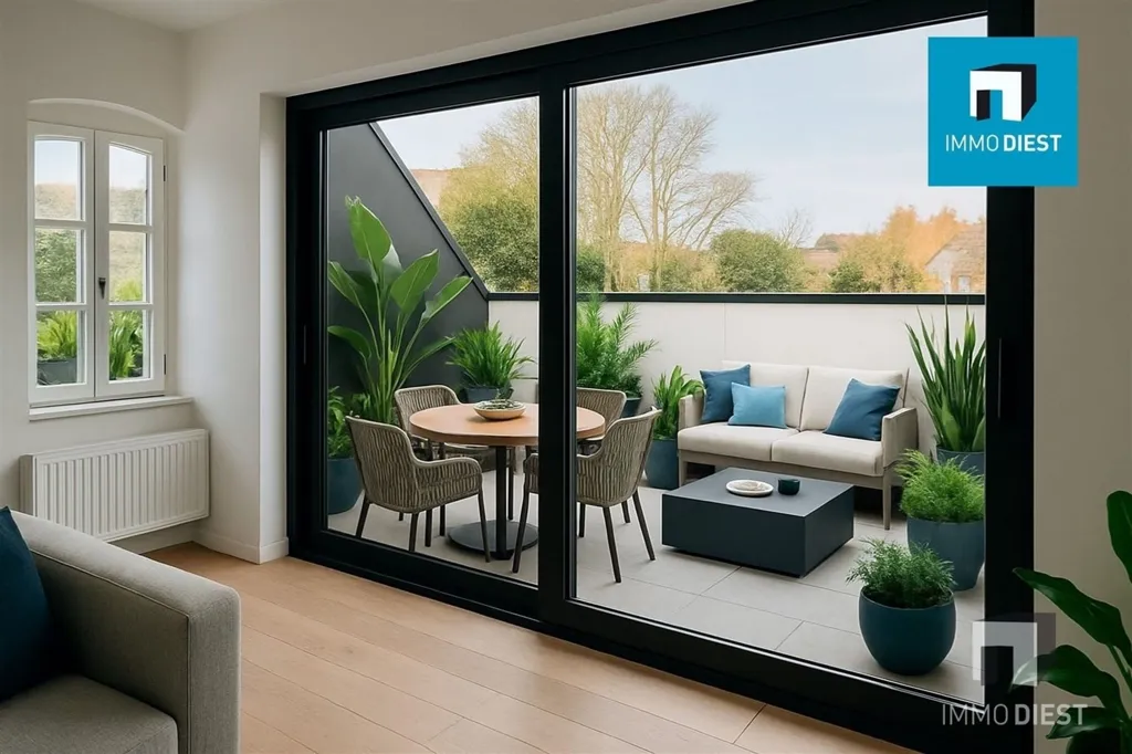 Appartement Rénové avec Terrasse à Diest