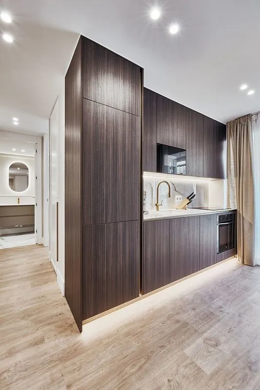 Cuisine - 2-Bedroom Flat with Air Conditioning in Chueca