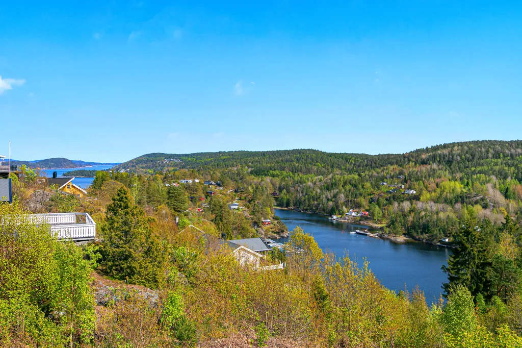 Vue aérienne - Seaview Holiday Home in Kragerø
