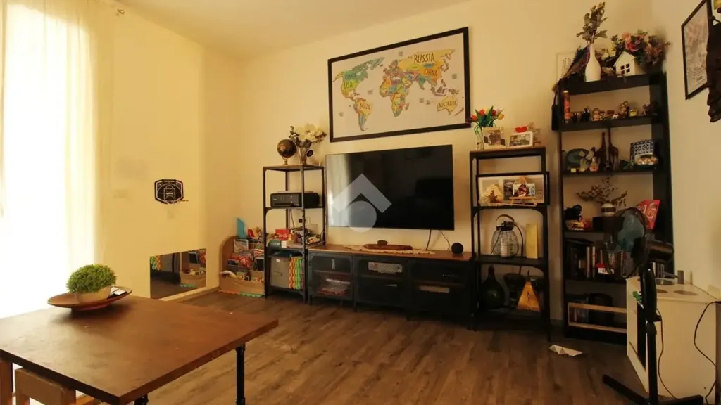 Living Room - Terraced Apartment with Private Garden in Prato