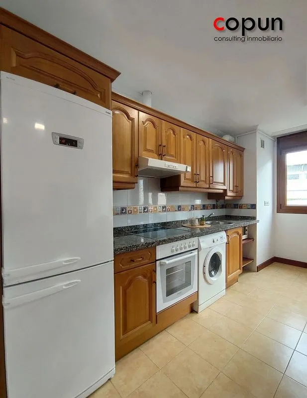 Cuisine - Apartment with South Orientation near Luanco Beach
