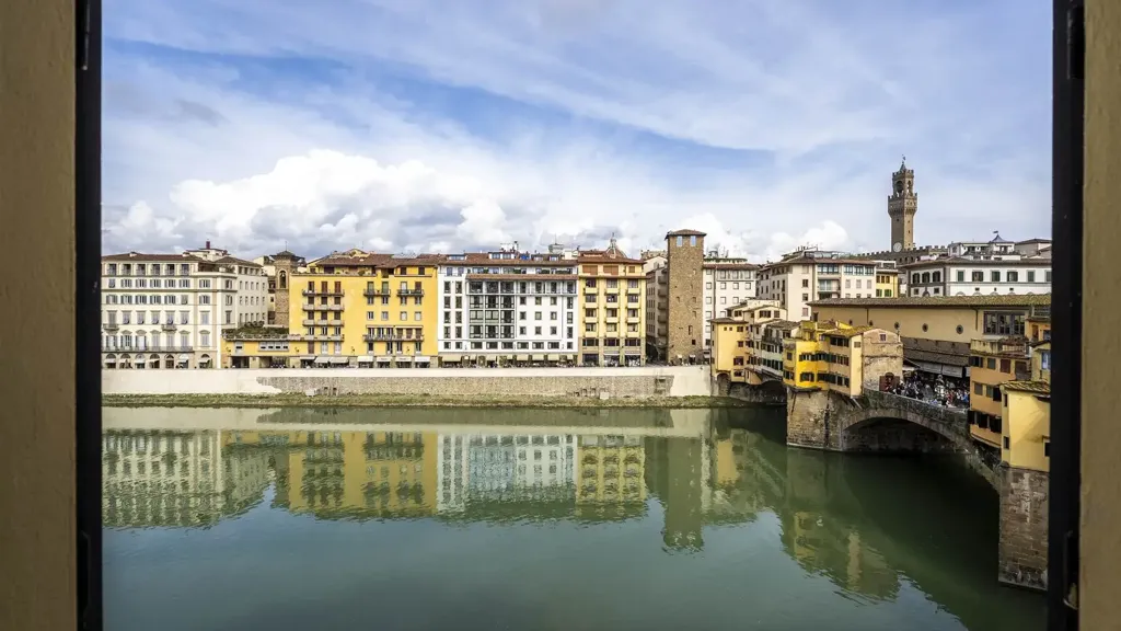 Balcon - Apartment with Ponte Vecchio View in Florence