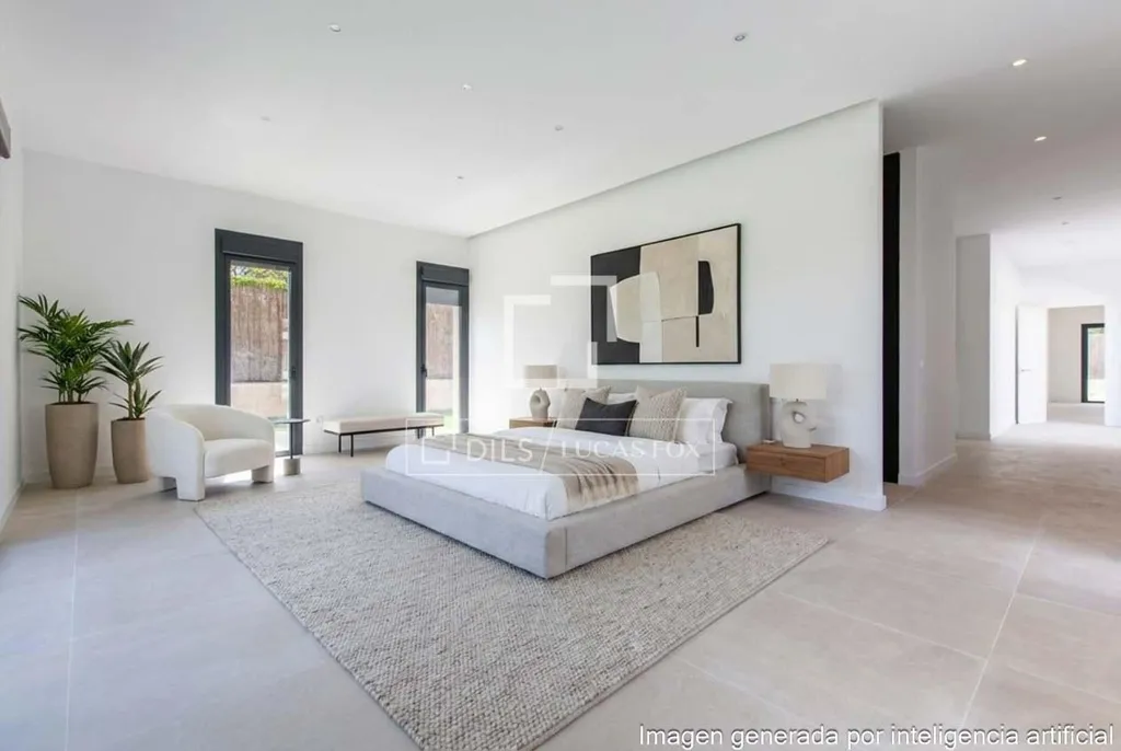 Bedrooms - Chalet with Pool in Las Lomas, Boadilla del Monte